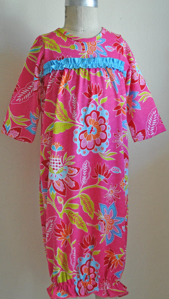 Tralala Indian Summer Baby Gown and Knot Beanie